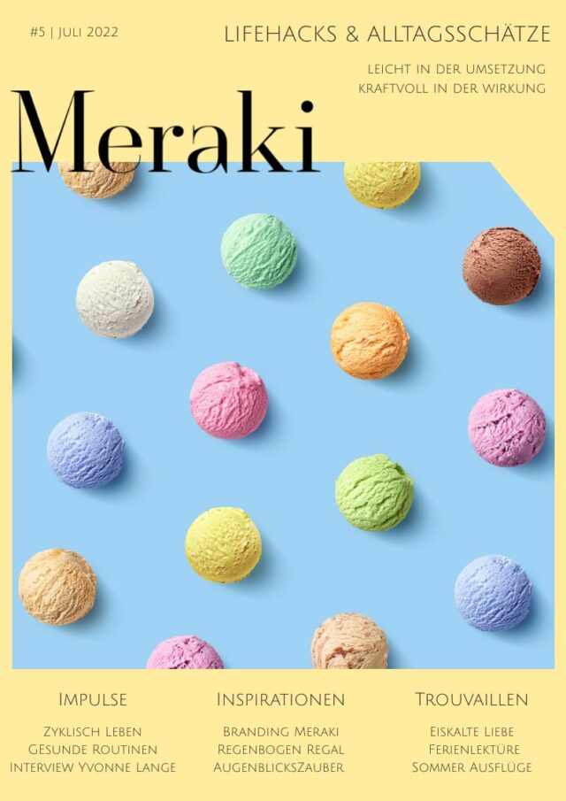 Magazin Meraki #5 Sommer 2022 Cover